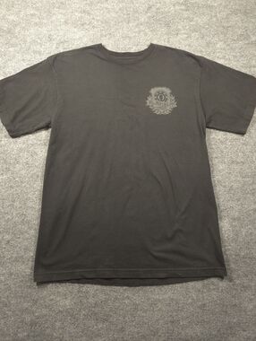 Element XL Black Organic Cotton Skater Graphic Tee Established 1992 Crest Logo
